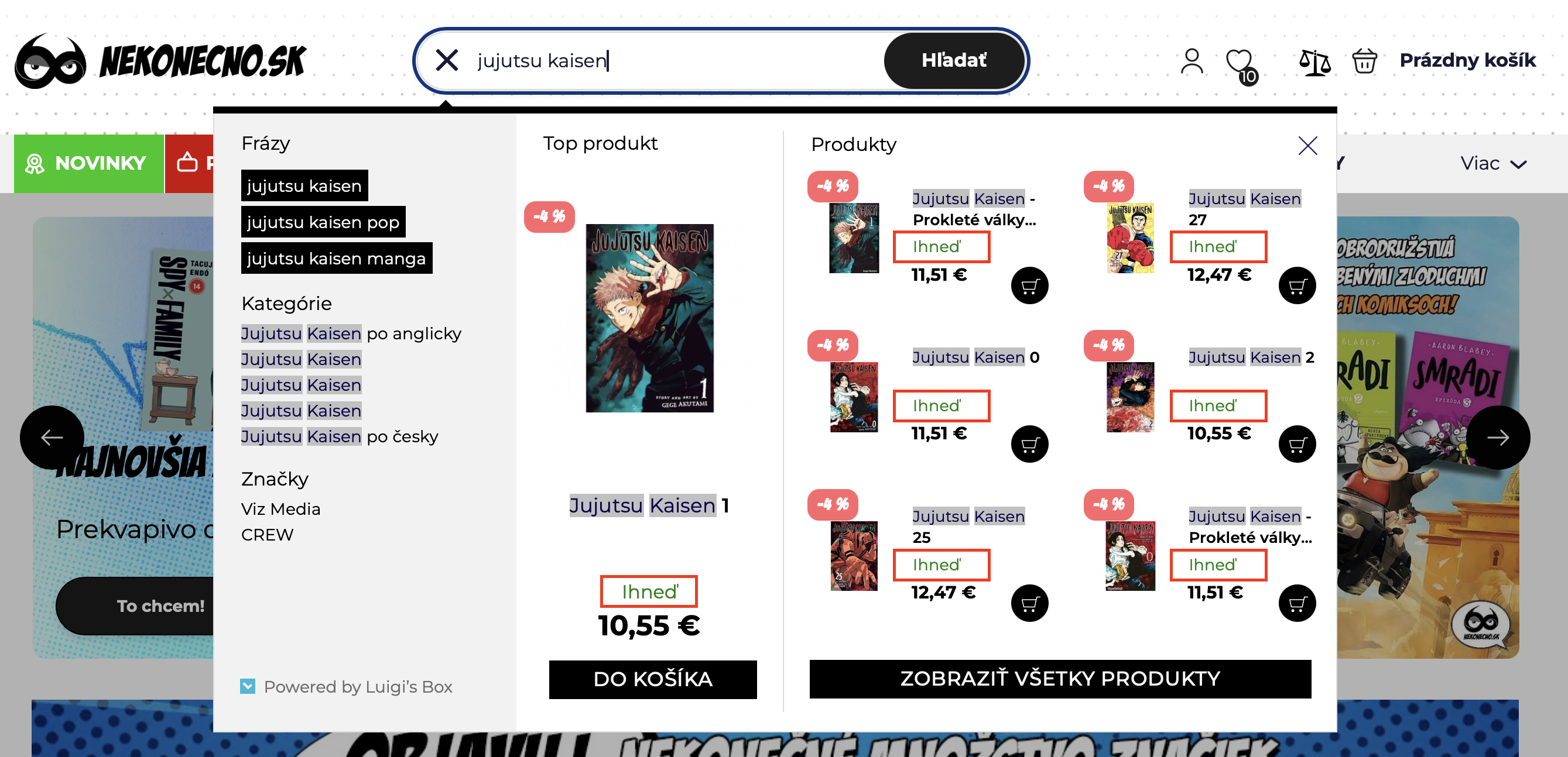 Ako zistím dostupnosť tovaru? Nekonecno.sk